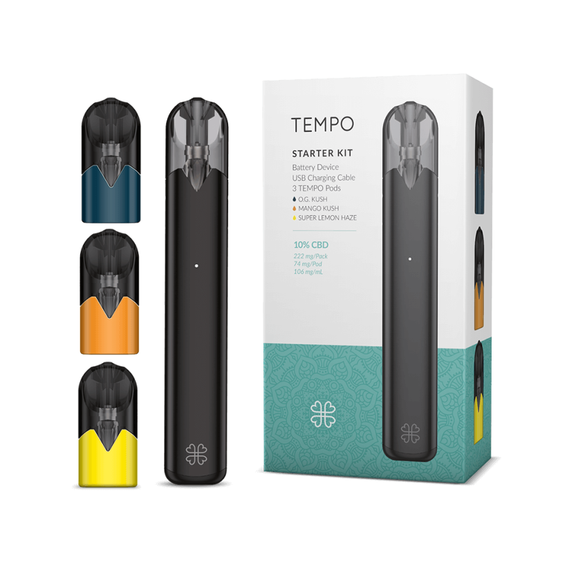 Harmony Tempo Starter Set Vape Pen + Kartusche, 318 mg CBD, 3 Stk, (1.5 ml)