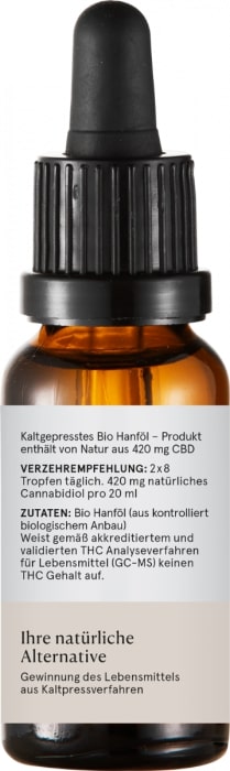 CBD Vital ORIGIN 'Classic five' olía með CBD 5%, 420 mg, 20 ml
