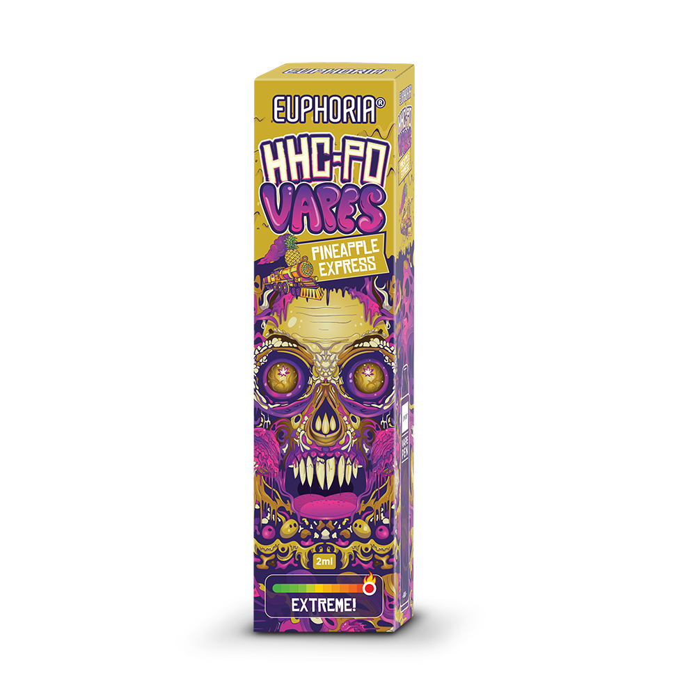 Euphoria HHCPO Disposable Vape Pen Pineapple Express, 85% HHCPO, 2 ml