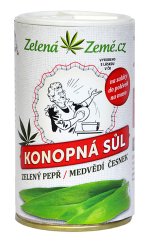 Zelena Zeme Hemp salt with green pepper and wild garlic 165 g