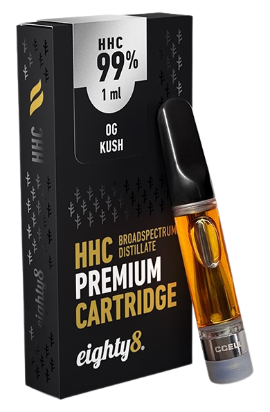 Eighty8 HHC カートリッジ OG Kush - 99 % HHC、1 ml