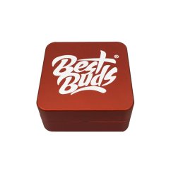 Best Buds Επίπεδος Τετράγωνος Μύλος Αλουμινίου Σκουριά, 2 μέρη, 50 χλστ
