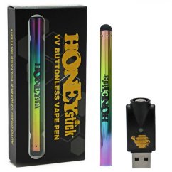 HONEYstick VV Buttonless 510 Vape Pen Batteri - Rainbow