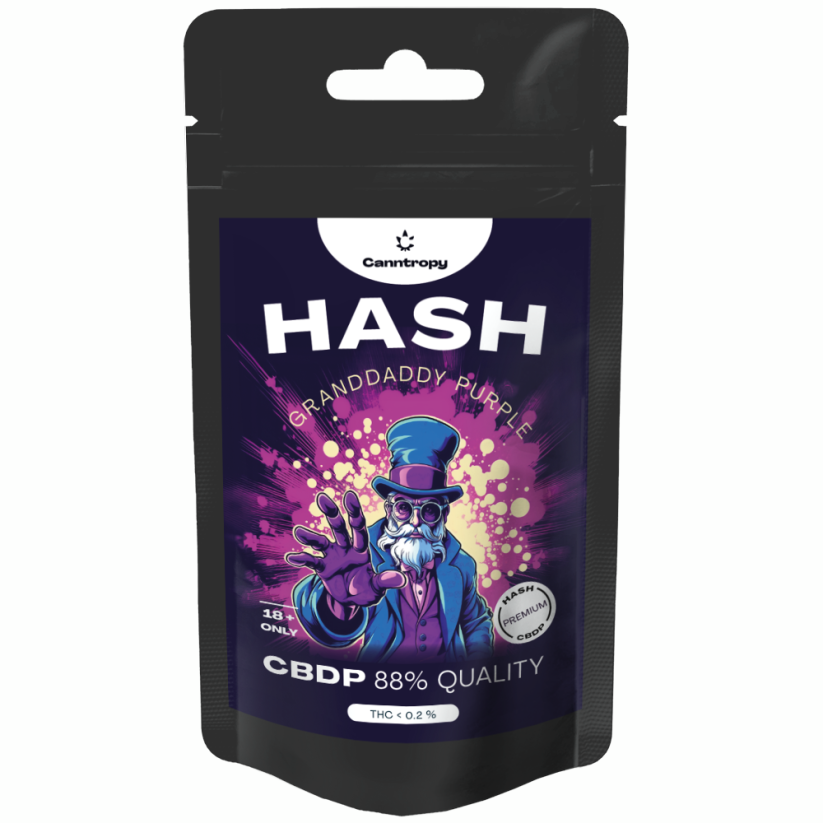 Canntropy CBDP Hash Granddaddy Purple, CBDP 88% качество, 1 g - 5 g