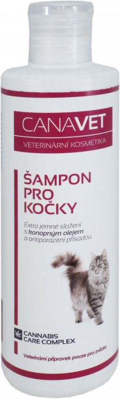 Canavet Shampoo para gatos Antiparasitário 250 ml