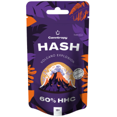 Canntropy Explosão do Vulcão Hash HHC, 60% HHC, 1 g - 100 g