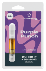 Canntropy HHC mešanica kartuša Purple Punch, 2 % HHC-P, 95 % HHC, 1 ml