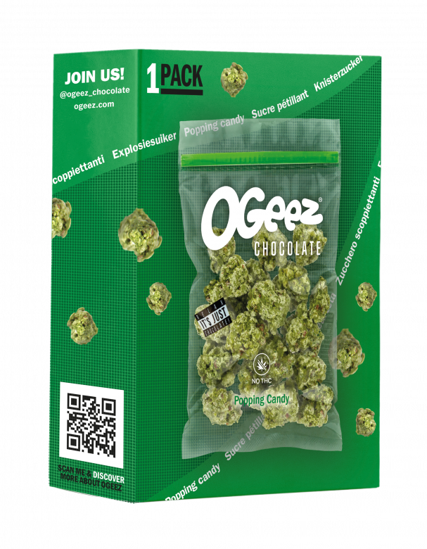 OGeez® 1 პაკეტი Popping Candy, 35 გრამი