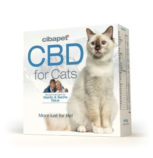 Cibapet Pastylki CBD dla kotów, 100 pastylek, 130 mg