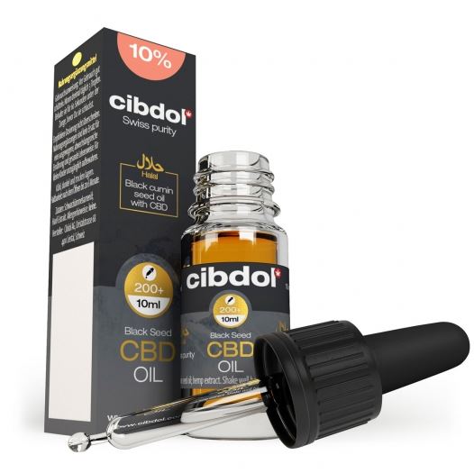 Cibdol CBD ブラッククミンシードオイル 10%、920mg、10 ml