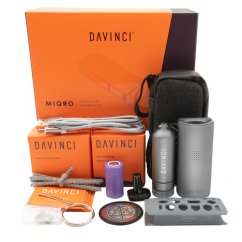 DaVinci MIQRO vaporizer - Graphit / Grey - Explorer's Collection Set