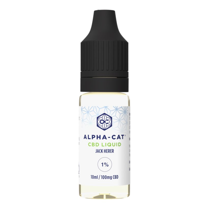 Alpha-CAT Течен Jack Herer CBD 1%, 100 mg, 10 ml