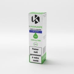 Kanavape OG Kush lichid, 10 %, 1000 mg CBD, 10 ml