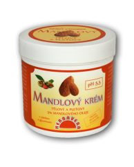 Herbavera Mandlový krém mandlový s jojobou a glyserem 250 ml