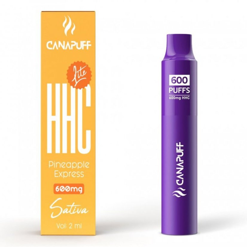 CanaPuff HHC Lite Ananas Express, 600mg HHC, 2 ml