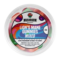 Mushroom Bakehouse lion's mane gummies Imħallat, 200 mg, 40 g