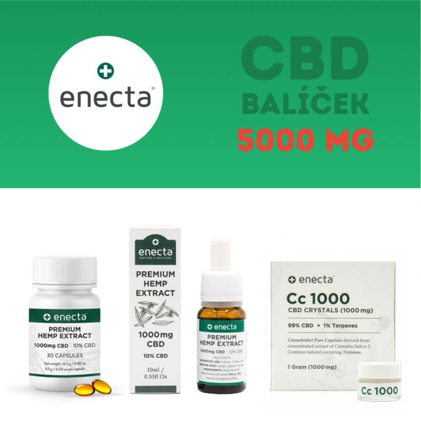 Enecta CBD-pakke - 5000 mg