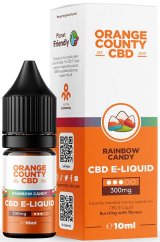 Orange County CBD E-Sıvı Gökkuşağı Şekeri, CBD 300 mg, 10 ml