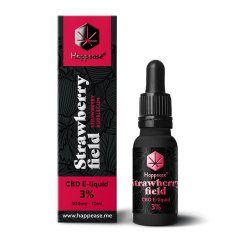 Happease CBD Liquid Strawberry Field, 3 % CBD, 300 mg, (10 ml)