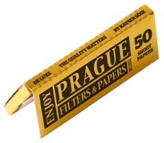 Filtre și hârtii Praga - Hârtii de țigară scurte, 50 buc.