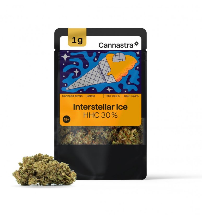 Cannastra HHC Kukka Interstellar Ice 30%, 1g