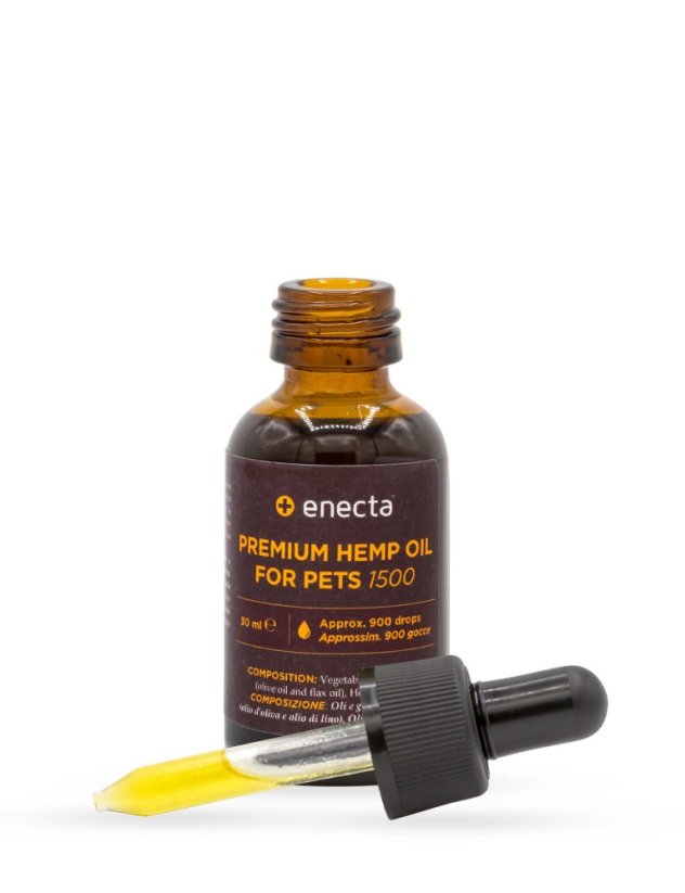 Enecta CBD масло за домашни любимци 5%, 1500 mg, 30 ml