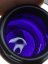 Miron Tarro de cristal violeta con cuello ancho 150 ml