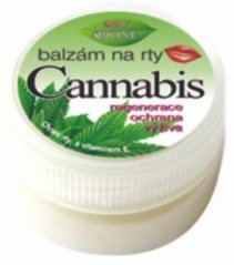 Bione Cannabis läppbalsam med UV-filter och vitamin E, 25 ml