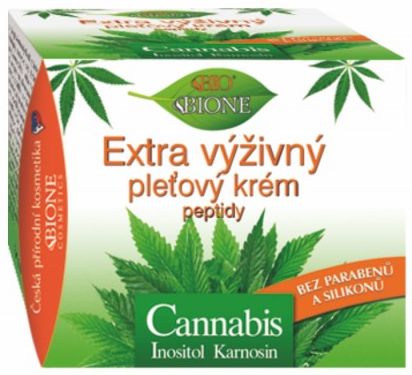 Bione Cannabis ekstra hranilna krema za obraz 51 ml