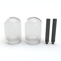 Stenenglas Set van glas bollen (klein)