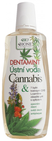 Bione DENTAMINT collutorio alla cannabis, 500 ml