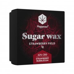 Happease Extract Strawberry Field Sugar Wax, 62% CBD, 1g