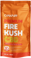 CanaPuff CBD Hemp Flower Fire Kush, CBD 13%, 1 g - 1000 g