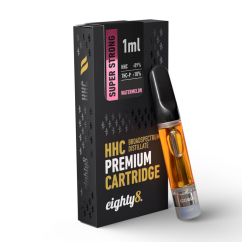 Eighty8 Cartuccia Superstrong HHC Anguria, 89 % HHC, 10 % THCP, CCELL, 1 ml