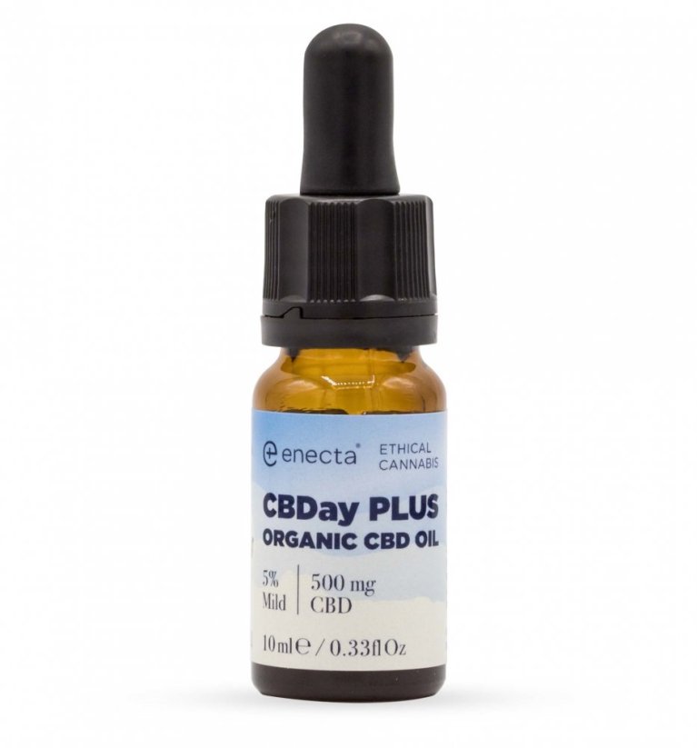 Enecta CBDay Plus Mild Full Spectrum CBD öljy 5%, 500 mg, 10 ml