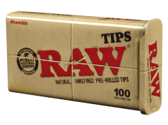 RAW Lata de pontas pré-enroladas (100 un)