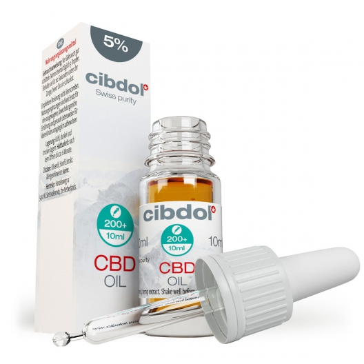 Cibdol CBD Oil 5%, 500 mg, 10ml