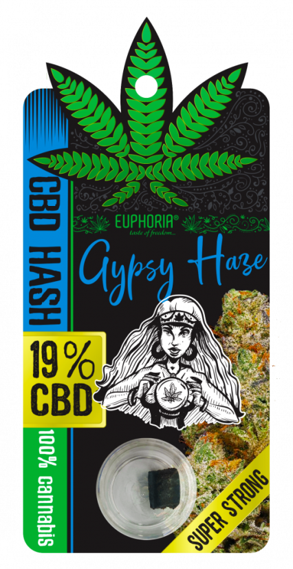 Euphoria CBD Hash 19% Gypsy Haze 1 გ