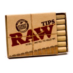 RAW wstępnie pakowane filtry niebielone (21 Szt)