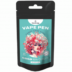 Canntropy CBG9 Στυλό μίας χρήσης Vape Candy Cane Kush, CBG9 85% ποιότητα, 1 ml