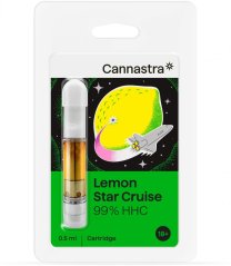 Cannastra HHC skothylki Lemon Star Cruise, 99%, 0,5 ml