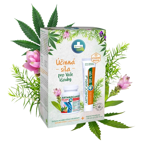 Annabis Strong Joints, Muscles & Tendons Gift Set - Now With CBD & CBG Gel