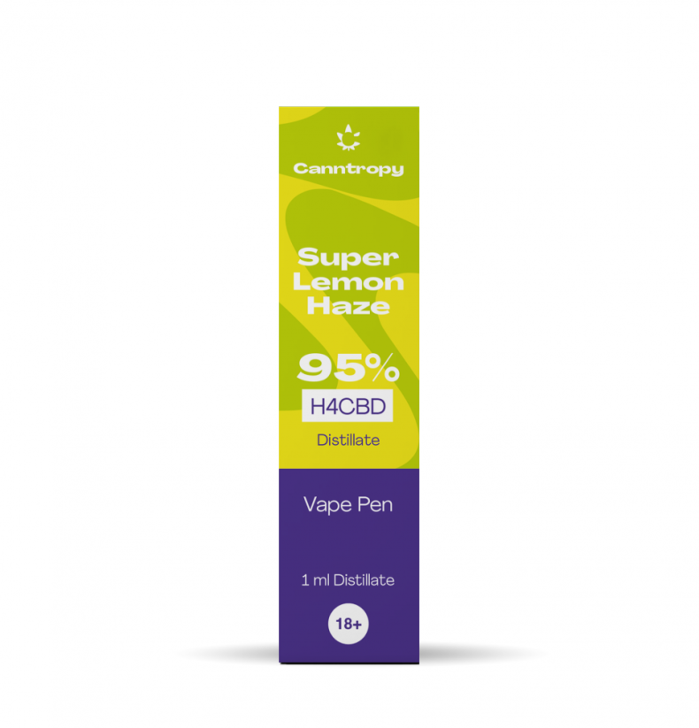 Canntropy H4CBD Pen Vape Super Lemon Haze 95 %, 1 ml