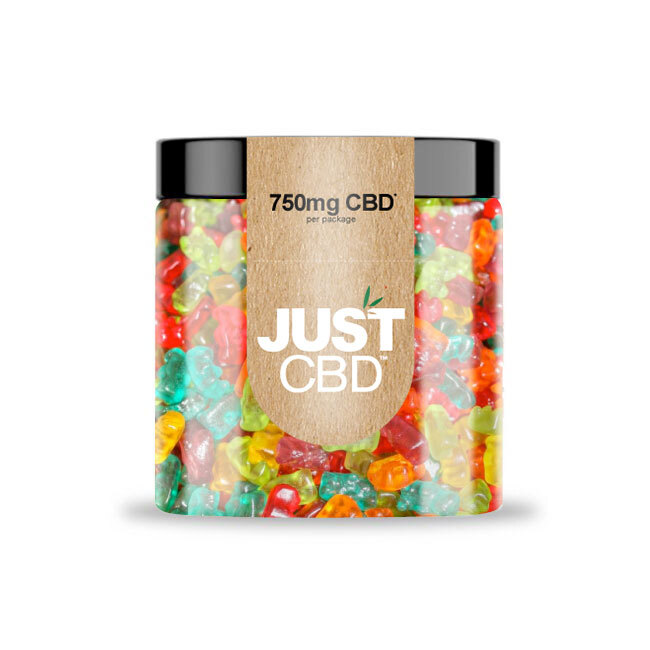 JustCBD ávaxtagúmmí 250 mg - 3000 mg CBD
