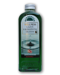 Herbavera Konopná olivová lázeň do koupele antistress 400 ml