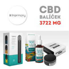 Harmony CBD pakete Kaņepju oriģināli - 3818 mg