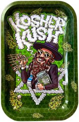 Best Buds Kosher Kush Metal Rolling Trey Medju, 17x28 ċm
