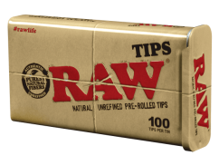 RAW predbalené filtre (100 ks) - BOX, 6 ks plechoviek