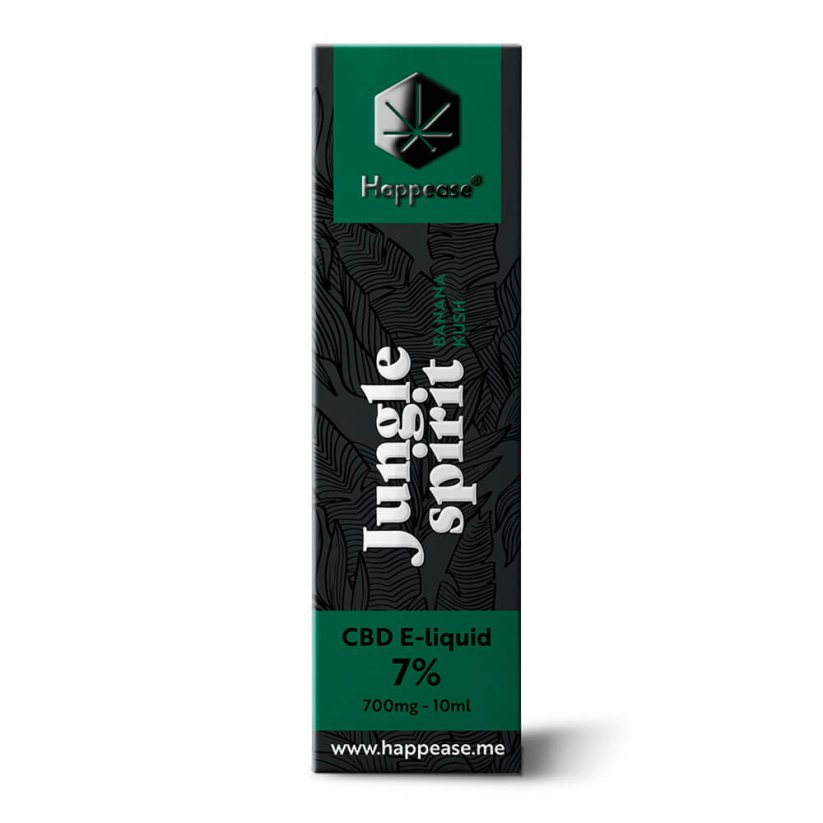 Happease CBD Liquid Jungle Spirit, 7 % CBD, 700 mg, (10 ml)