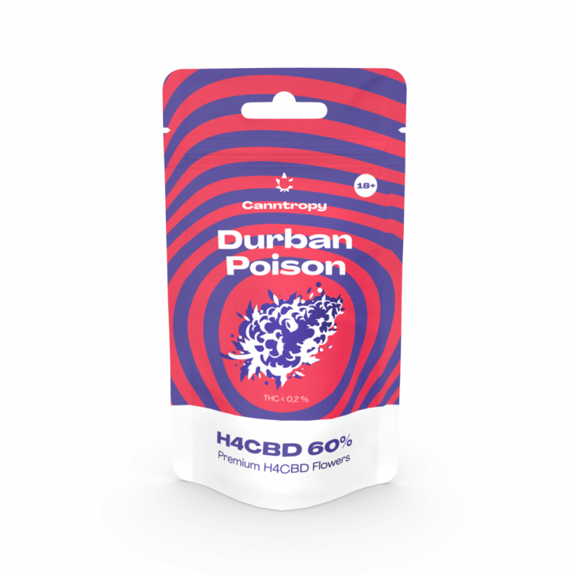 Canntropy H4CBD ziedu Durban Poison 60 %, 1 g - 100 g